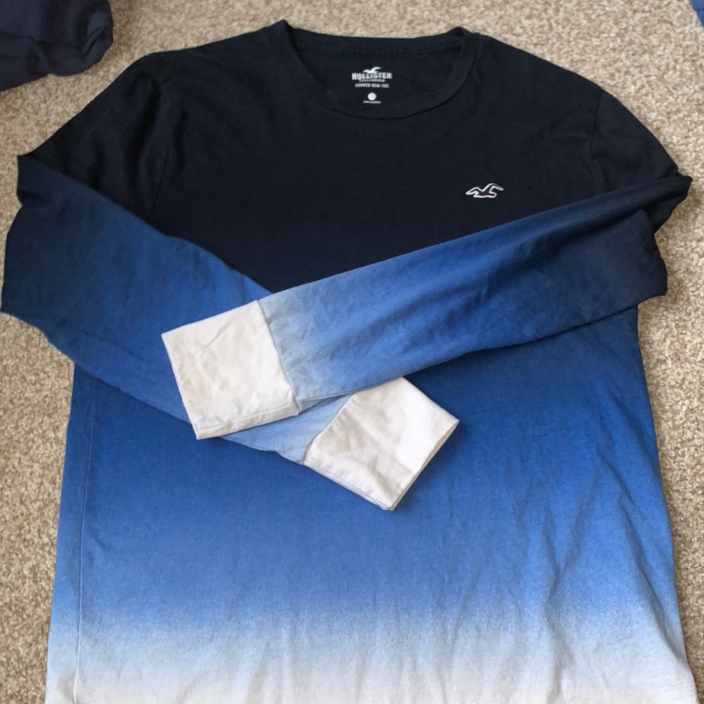 LS Hollister Dip Dye Shirt